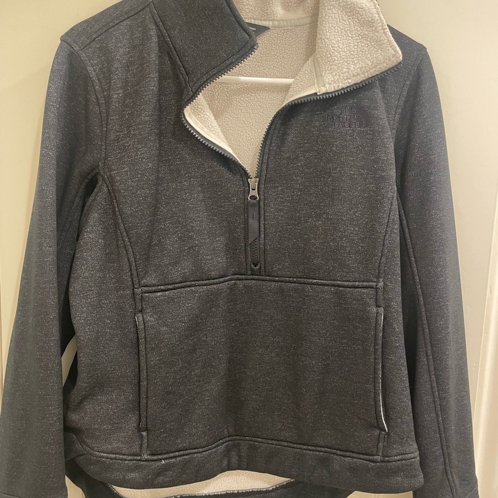 Gray Half-Zip Fleece Jacket - The North Face